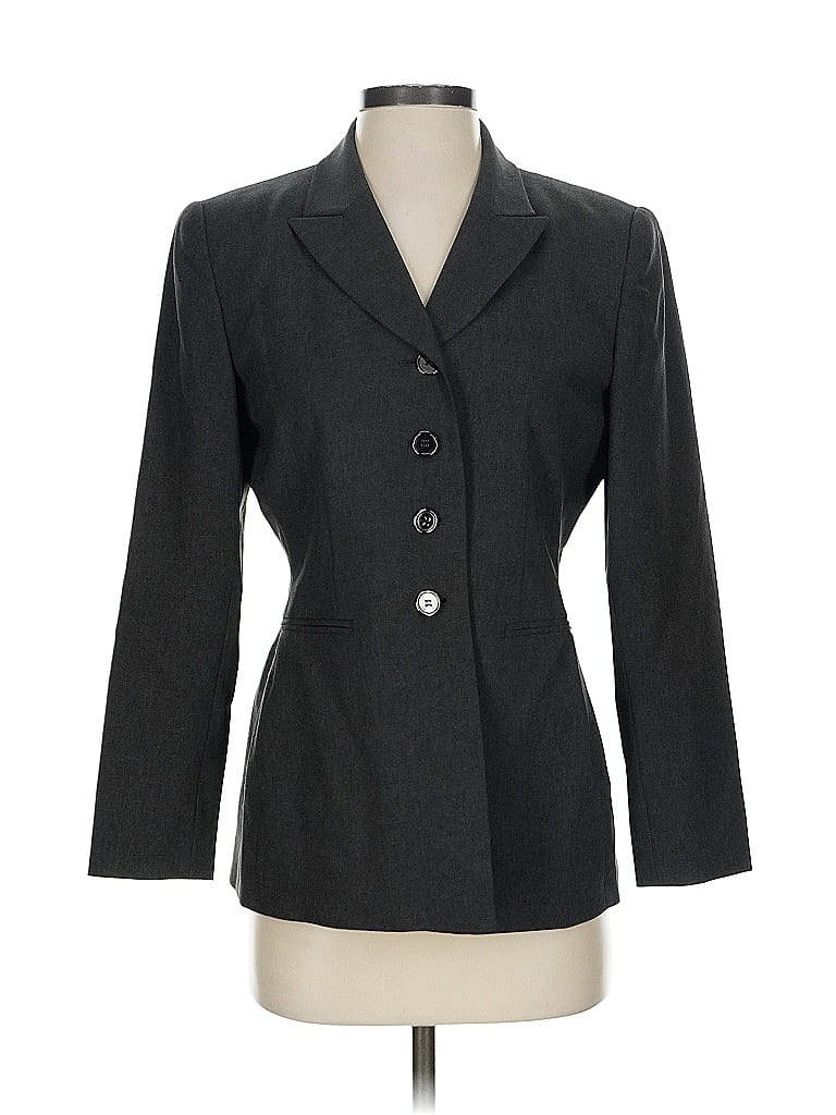 Pre-owned Le Suit Blazer Jacket In Gray