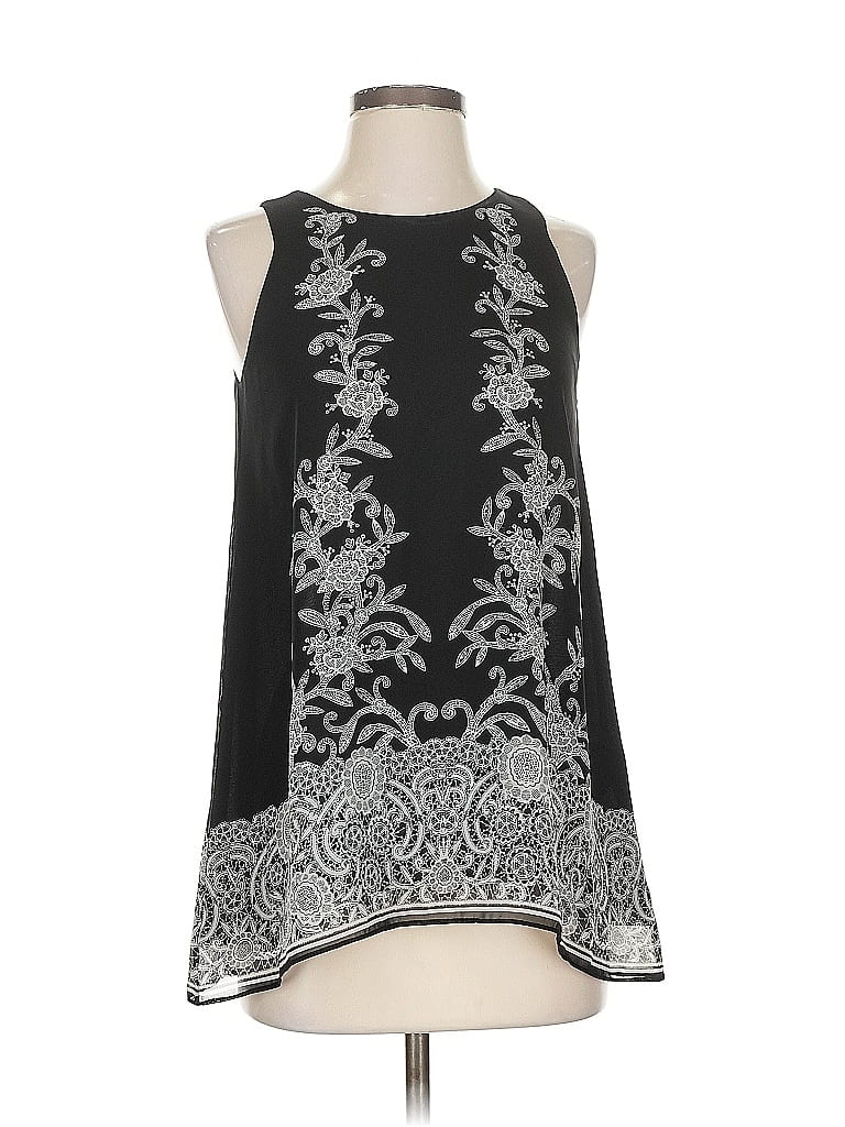 Pre-owned Max Studio Sleeveless T-shirt In Black