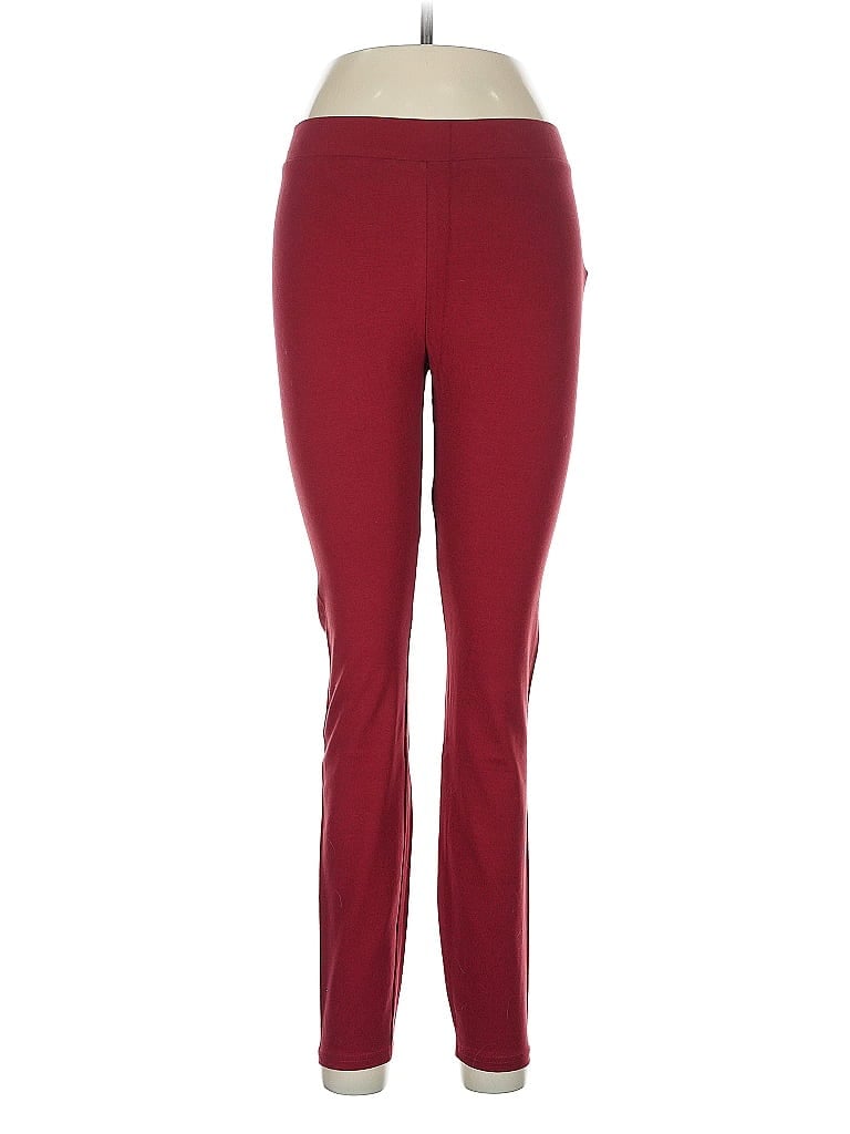 Pre-owned Lc Lauren Conrad Active Pants In Burgundy