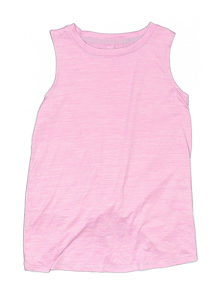 Pre-owned All In Motion Kids' Sleeveless T-shirt In Pink