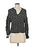 Tibi Black Long Sleeve Blouse Size M - photo 1