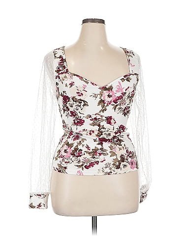 Shein Curve Long Sleeve Blouse (view 1)