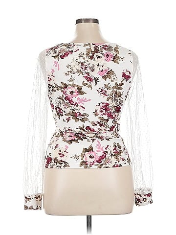 Shein Curve Long Sleeve Blouse (view 2)