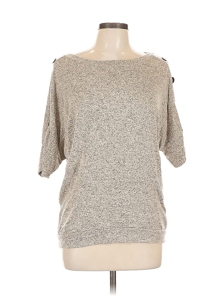 Pre-owned Misia 3/4 Sleeve T-shirt In Gray