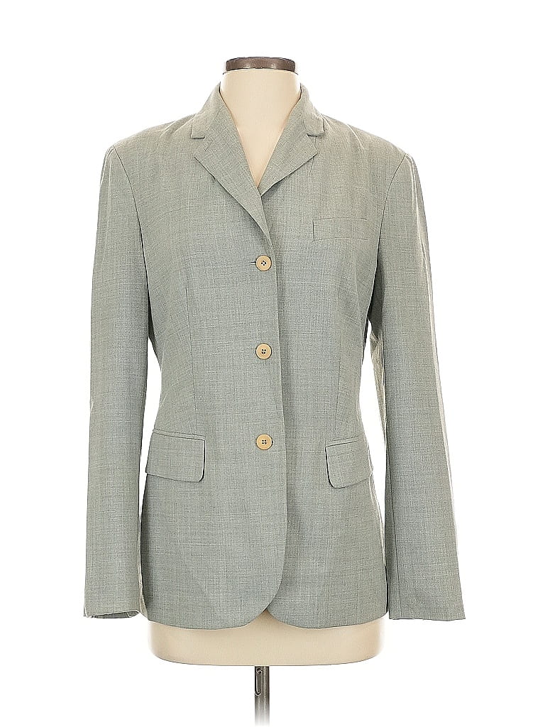 Pre-owned The Limited Blazer Jacket In Gray