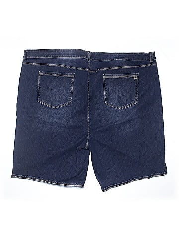 Susan Graver Denim Shorts (view 2)