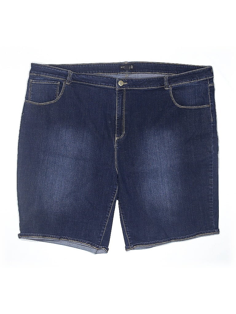 Pre-owned Susan Graver Denim Shorts In Blue