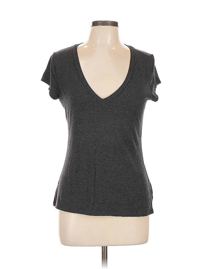 Pre-owned Express Short Sleeve T-shirt In Gray