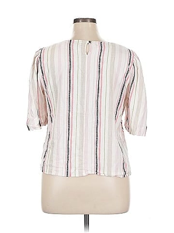 Marc New York Andrew Marc Short Sleeve Blouse (view 2)