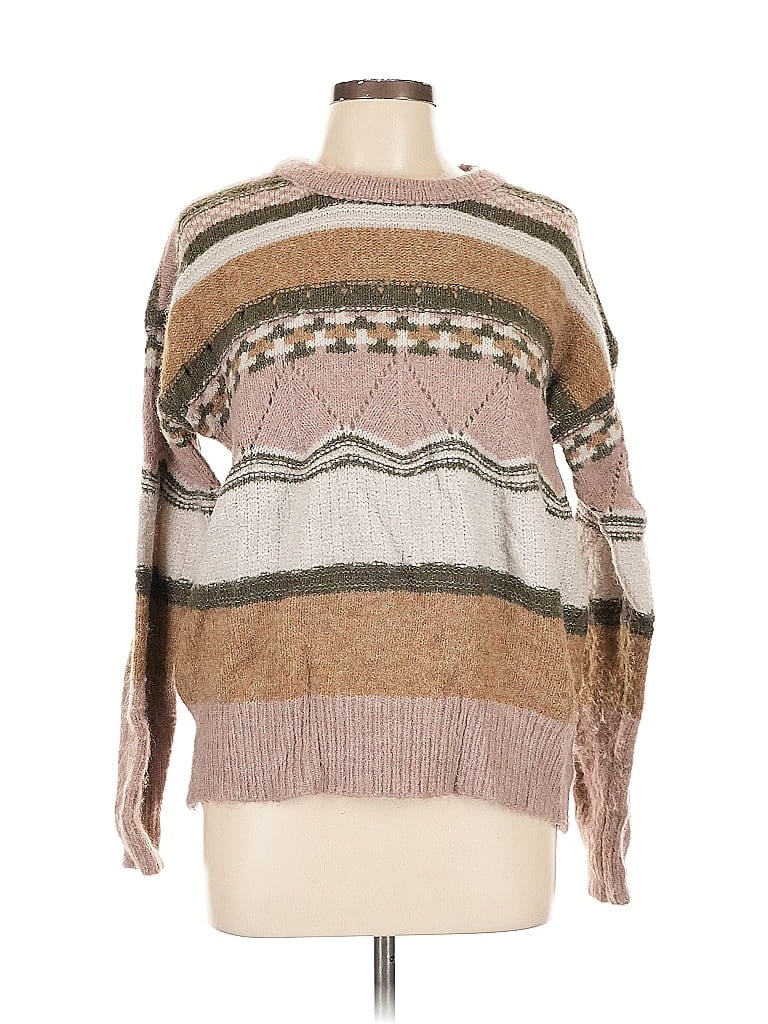 Mystree Brown Pullover Sweater Size L - photo 1