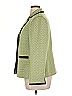 Jones Studio 100% Polyester Houndstooth Green Blazer Size 16 - photo 4