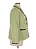 Jones Studio 100% Polyester Houndstooth Green Blazer Size 16 - photo 3