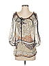 Hale Bob 100% Spandex Ivory 3/4 Sleeve Blouse Size S - photo 1