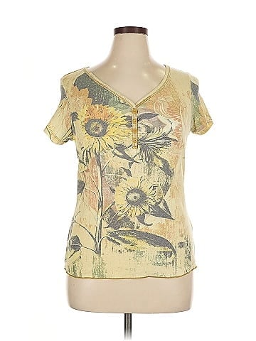 One World Short Sleeve Henley (view 1)