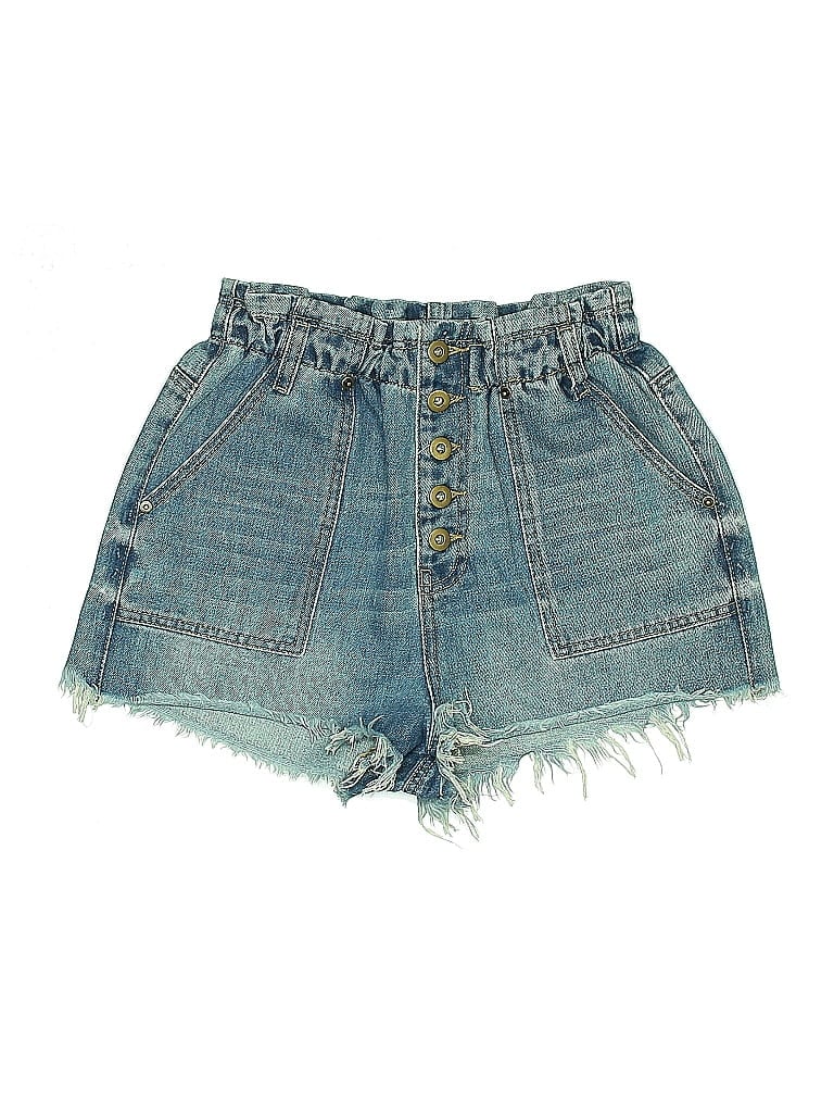 Pre-owned Vintage Havana Denim Shorts In Blue
