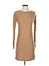 MNG Suit Solid Tan Casual Dress Size XS - photo 1