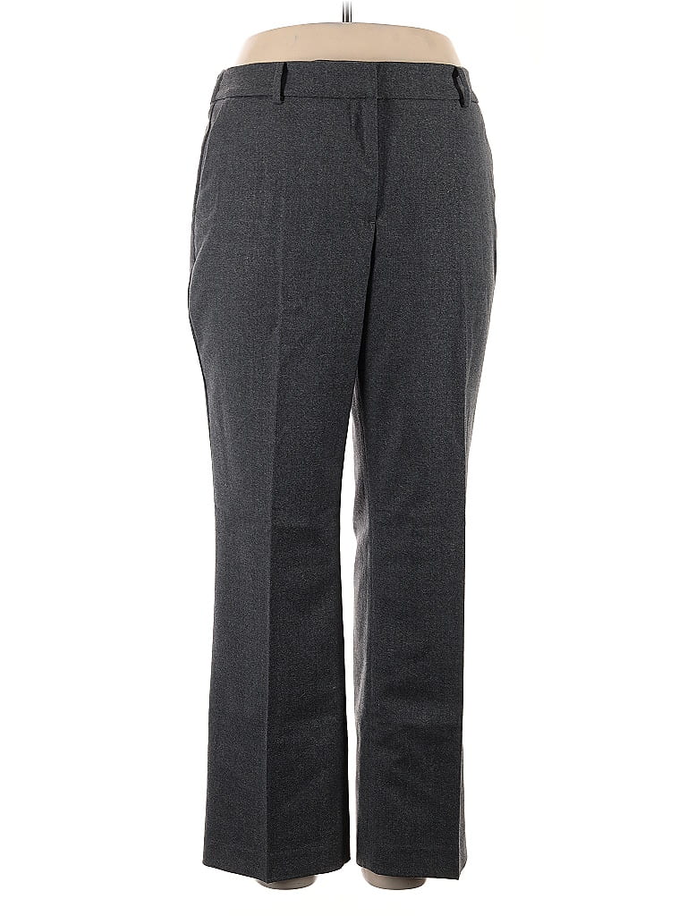 Pre-owned Talbots Wool Pants In Gray