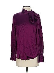 J.Crew Collection Long Sleeve Silk Top