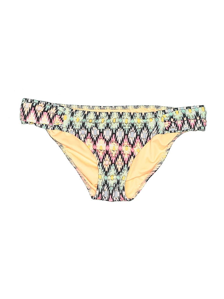 Pre-owned Victoria's Secret Swimsuit Bottoms In Yellow