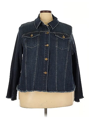 LOGO by Lori Goldstein Denim Jacket (view 1)