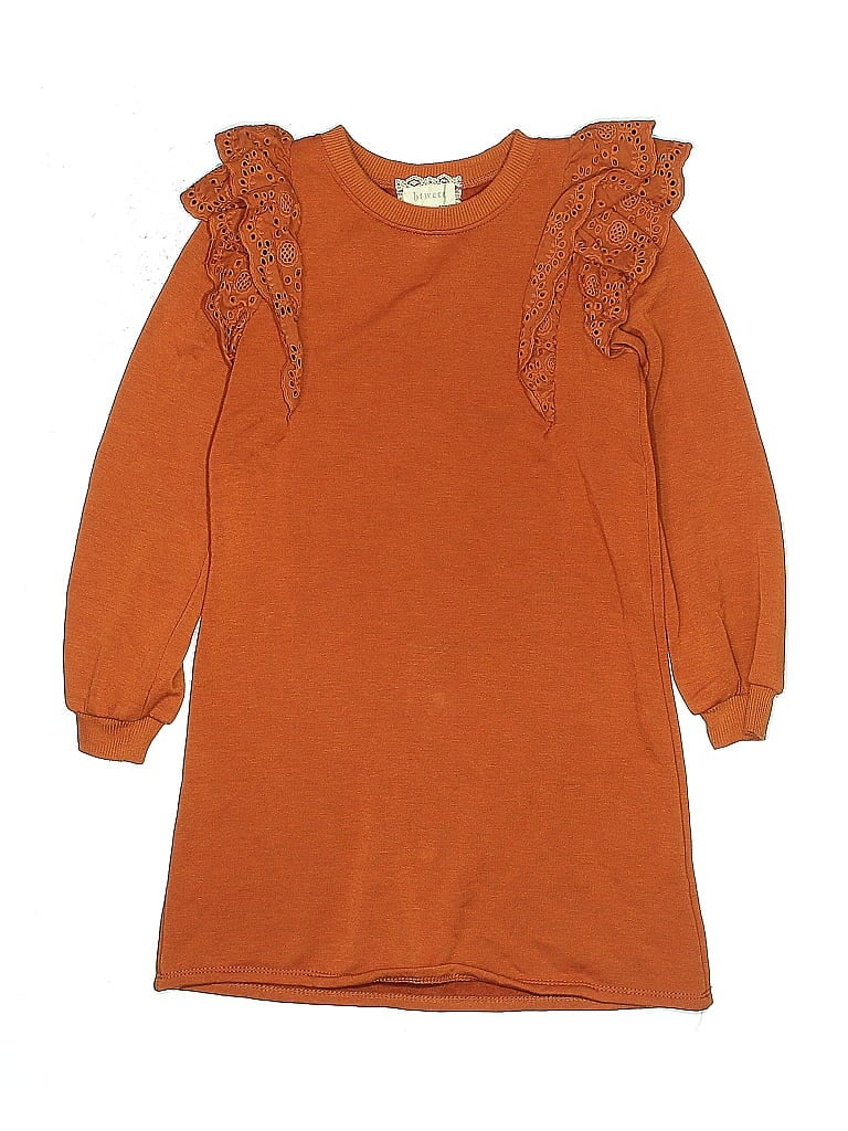 Pre-owned Btween Kids' Dress In Orange
