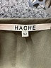 Hache 100% Polyester Solid Gray Casual Dress Size EU 42 / US 12 - photo 3