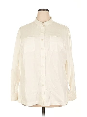 Kate Hill Long Sleeve Button-Down Shirt (view 1)