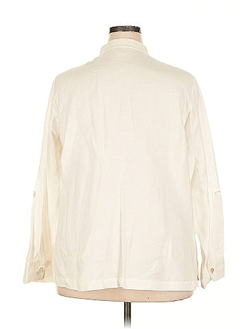 Kate Hill Long Sleeve Button-Down Shirt (view 2)