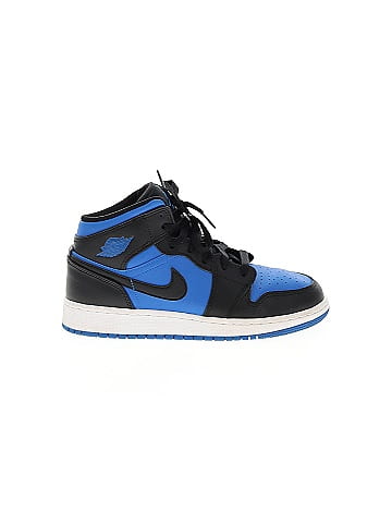 Air Jordan 1 Mid GS 'Black Royal Blue' Sneakers (view 1)