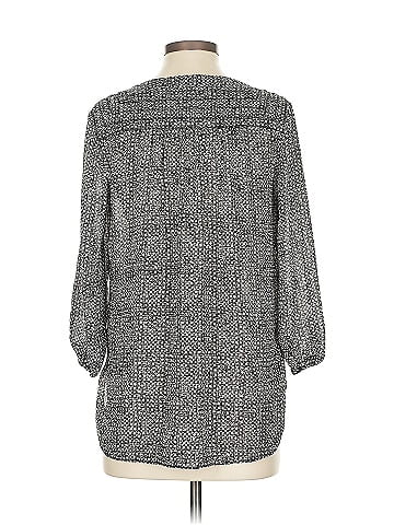 Max Studio 3/4 Sleeve Button-Down Shirt (view 2)