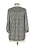 Max Studio Tweed Gray 3/4 Sleeve Button-Down Shirt Size XS - photo 2