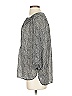 Max Studio Tweed Gray 3/4 Sleeve Button-Down Shirt Size XS - photo 5
