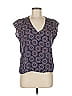 DCO (DRY CLEAN ONLY) 100% Polyester Blue Sleeveless Blouse Size Med (1) - photo 1