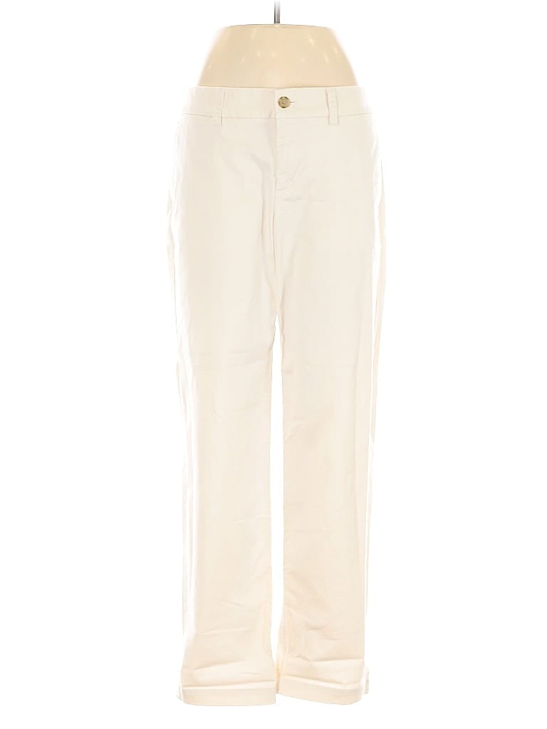Pre-owned J.crew Factory Store Casual Pants In White