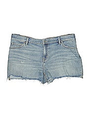 Hatch Denim Shorts
