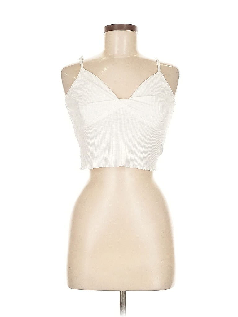 Pre-owned She + Sky Tank Top White Halter Neckline Tops