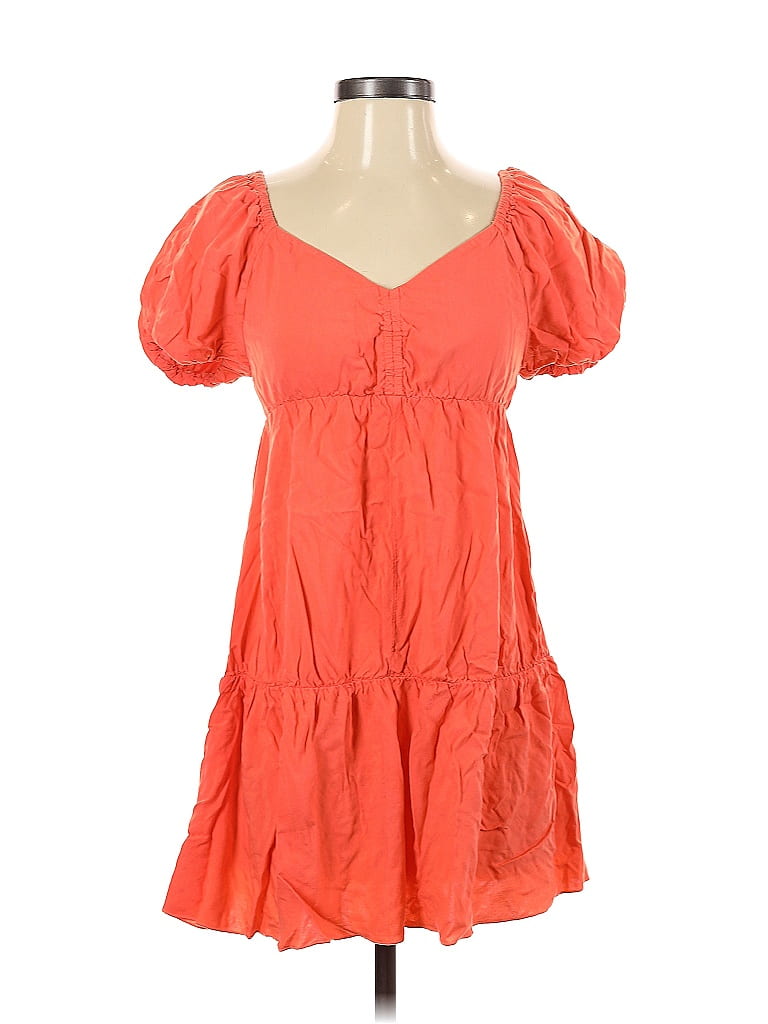 Pre-owned Abound Casual Dress In Orange