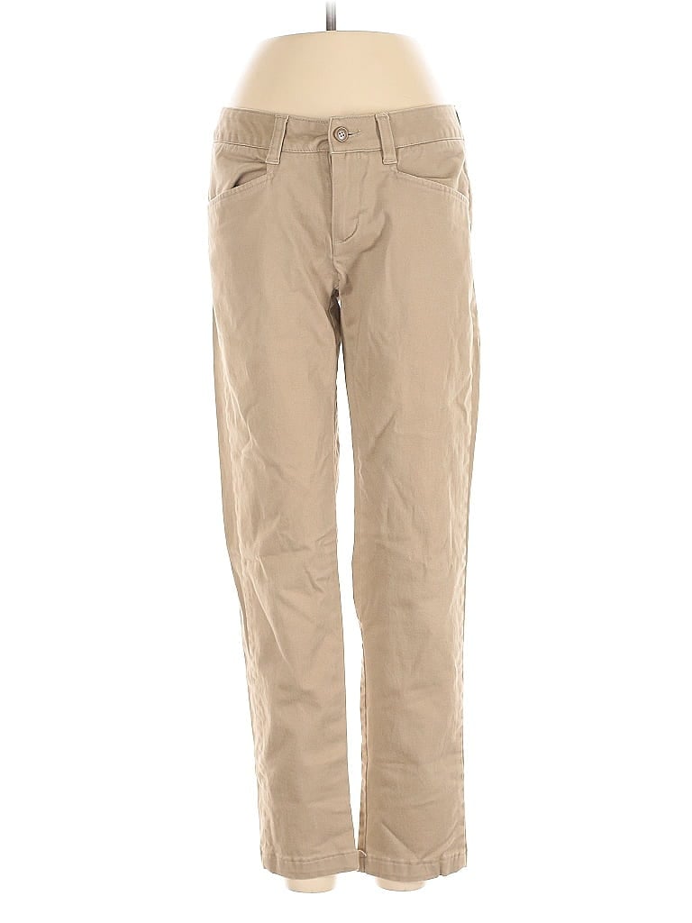 Pre-owned Lands' End Khaki Pant In Brown
