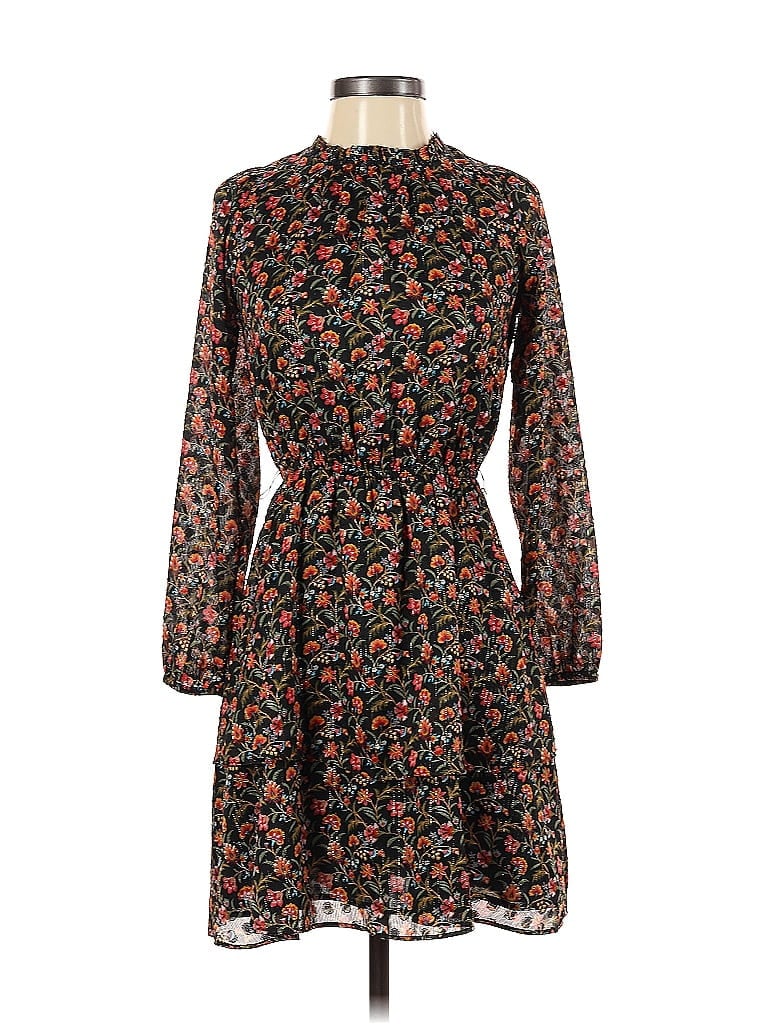 Pre-owned Ann Taylor Loft Casual Dress In Black