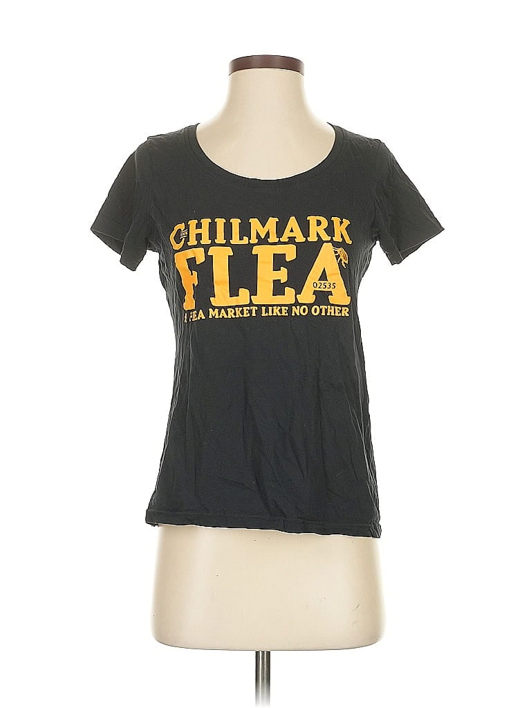 Pre-owned Unbranded Short Sleeve T-shirt In Black