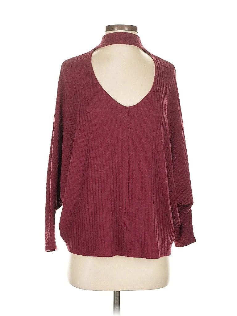 Click to view more detailed imagery on our partner's website Pre-owned Urban Outfitters Pullover Sweater In Burgundy