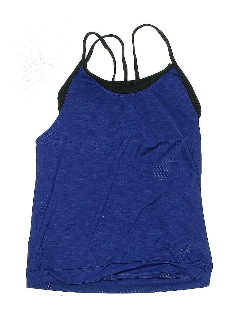 Pre-owned Athleta Swimsuit Top Blue Swimwear