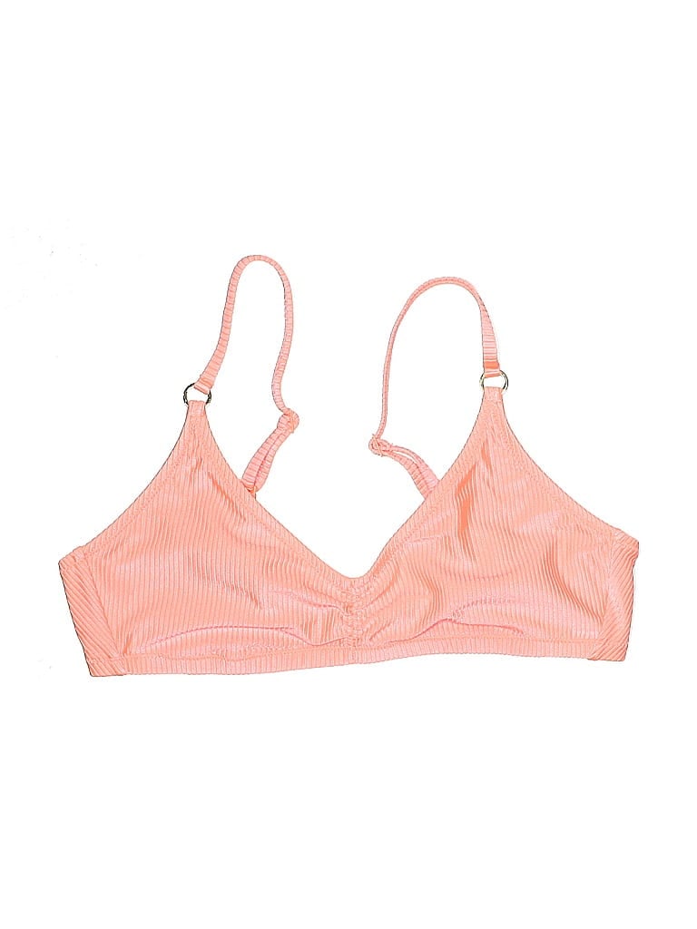 Pre-owned Scoop Swimsuit Top Orange Swimwear