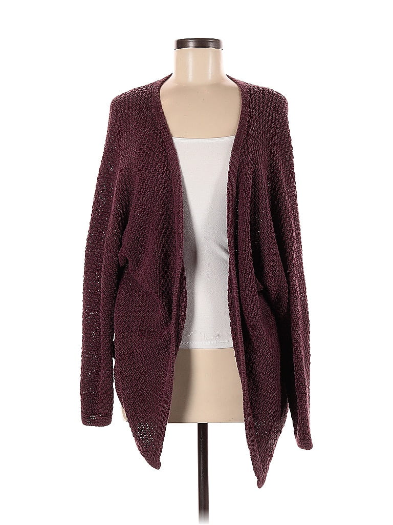 Click to view more detailed imagery on our partner's website Pre-owned Brandy Melville Cardigan Sweater In Burgundy