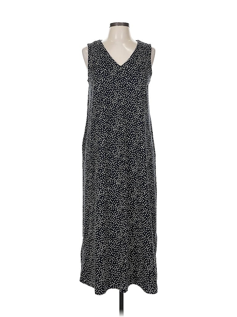 Pre-owned Jjill Casual Dress In Gray