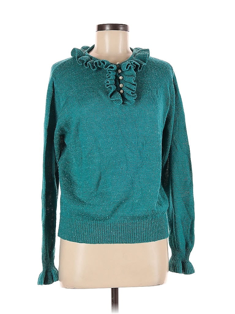 Pre-owned Assorted Brands Pullover Sweater In Blue