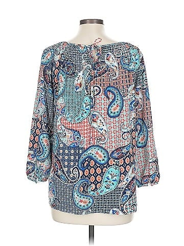 Counterparts 3/4 Sleeve Blouse (view 2)