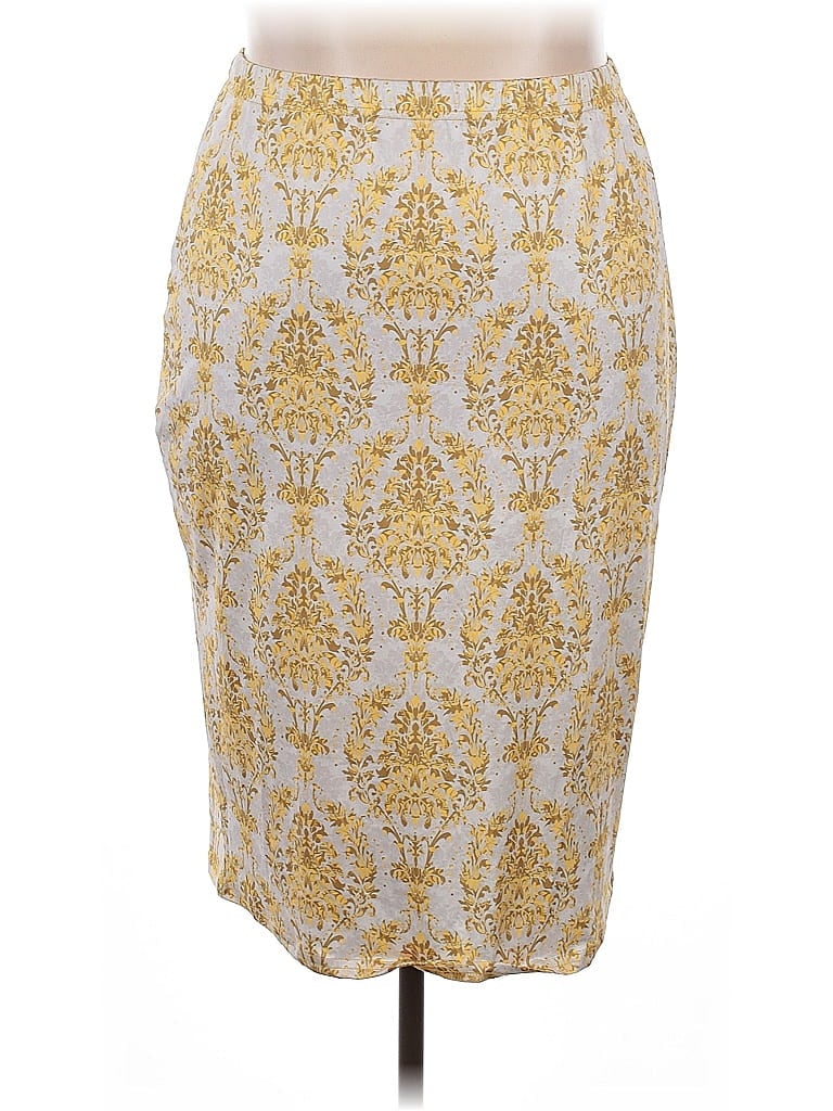 Pre-owned Unbranded Casual Skirt In Yellow