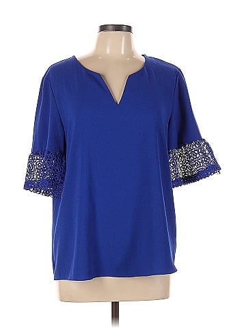 Marc New York Andrew Marc Short Sleeve Blouse (view 1)