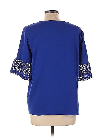 Marc New York Andrew Marc Short Sleeve Blouse (view 2)